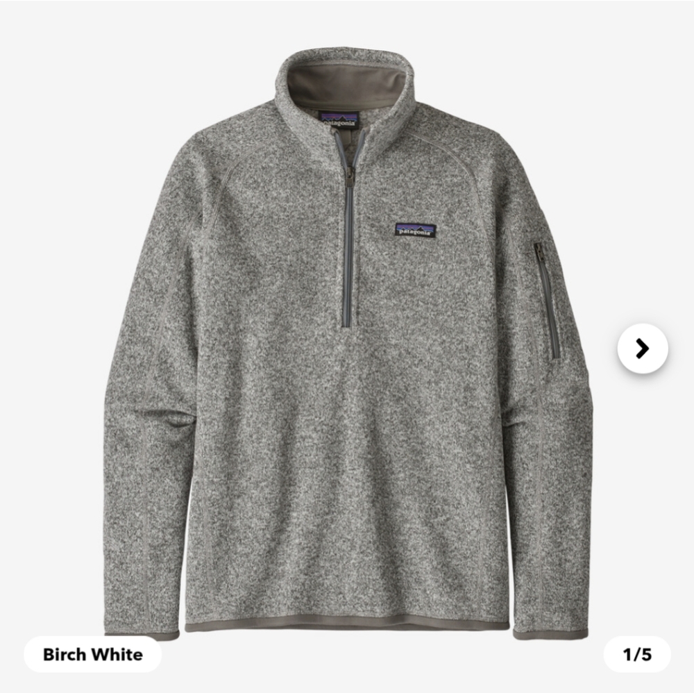 Patagonia Women's Better Sweater 1/4-Zip Fleece XS